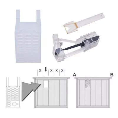 Full Set Kit Queen Cage For Fighting Varroa Through Brood Block Queen Collector • $20.50