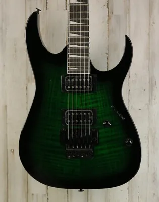 DEMO Ibanez GIO GRG320FAT - Transparent Emerald Sunburst (491) • $399.99