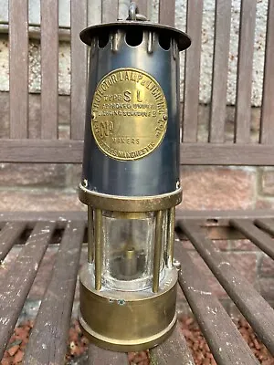 Original Eccles Miners Lamp Brass The Protector Lamp & Lighting Co.Ltd. • £150