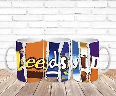 £9.95 • Buy Leeds Chocolate Bar, Novelty Joke Funny Gift Birthday Christmas Mug