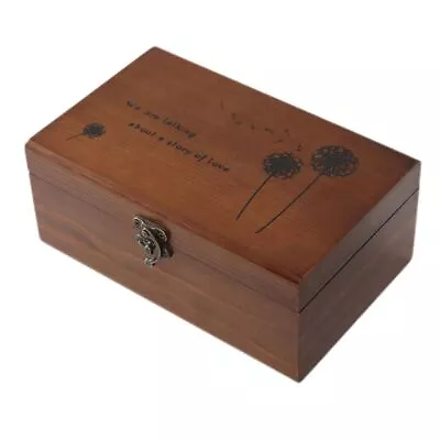 Wooden Box Sewing  Storage Case Needle Thread Storage Case Sewing Kit Box • $25.80
