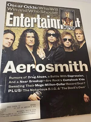 Entertainment Weekly March 21 1997 371 Aerosmith Steven Tyler  Perry 90s Vintage • $17.99