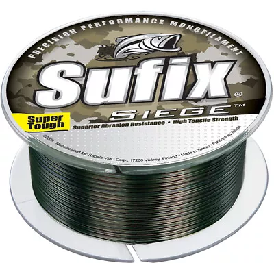 Sufix Siege 330 Yard Monofilament Fishing Line - Camo • $15.25