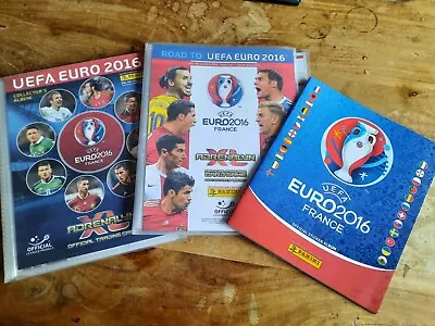 Panini UEFA Euro Adrenalyn & Road To Card Binder & 2016 & Stickers - Incomplete  • £24.99