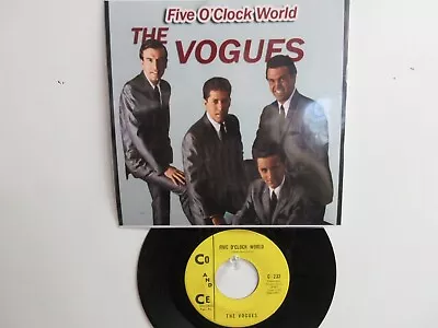 💥*  ' The Vogues  ' Hit 45 + Picture [ Five O' Clock World ]  1965 !💥 • $14.99