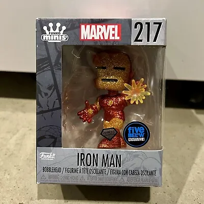 Funko Minis Marvel Iron Man (Diamond) 217 Five Below Exclusive GLITTER NIB • $20
