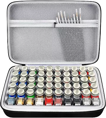 Model Paint Storage Case Compatible With Testors Paint Set Paints Organizer • $39.87