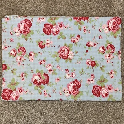 IKEA ROSALI Single Duvet Cover Blue Cath Kidston 100% Cotton Floral Reversible • £10