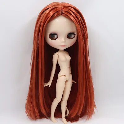 Copper Red Hair Middle Point White Muscle Factory Body12  Blythe Doll #893 • $83.99