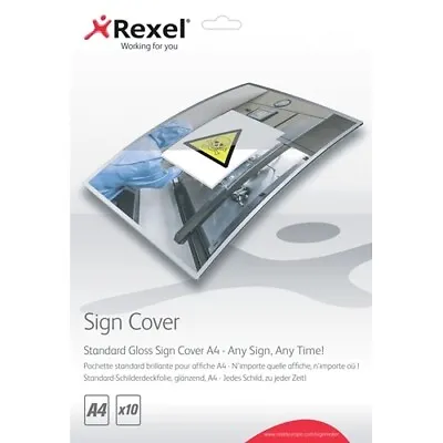 £11.75 • Buy Rexel Standard Gloss Sign Covers 2104251