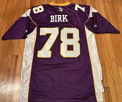 Matt Birk Minnesota Vikings Football Jersey Men’s Medium Vintage Reebok • $24.99