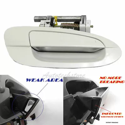 Rear Right Outside Door Handle For 02 03-06 Nissan Altima QX3 Satin White B3950 • $19.35