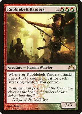 MTG Rubblebelt Raiders NM Gatecrash GTC Magic Gathering Card EDH +1/+1 Counters • $1.49