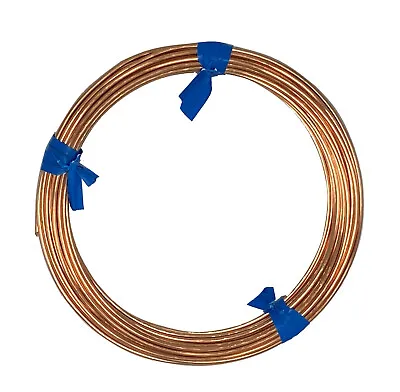 Adornville® 99.9% Pure COPPER Wire ROUND Gauges 10-30 DEAD SOFT • $10.49
