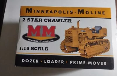 SpecCast Minneapolis-Moline 2 Star Crawler Dozer  1/16 NIB • $125