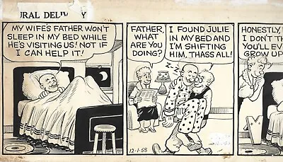 Comic Artist - AL SMITH - Signed Original Mutt & Jeff/Rural Delivery Strip • $25