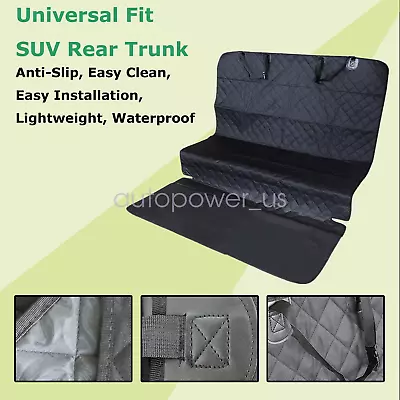 Waterproof SUV Trunk Floor Cover Van Cargo Liner Mat Boot Rear Bumper Protector • $23.80