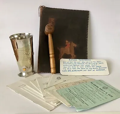 Far Eastern Prisoner Of War Association Interesting Gavel & Memorabilia • £65