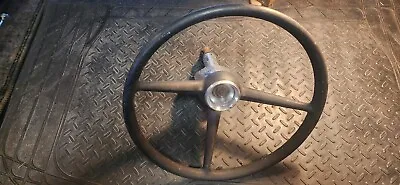 Vintage Boat Steering Wheel With Mount/ Shaft 1950s 1960s • $119