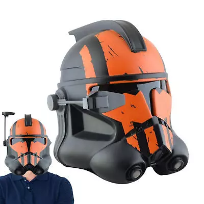 Helmet Role-playing Latex Face Cover Clone Troopers Helmet Full Head • $80.75