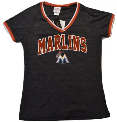 5th & Ocean Womens MLB Miami Marlins Baseball Shirt New M L XL 2XL • $11.99