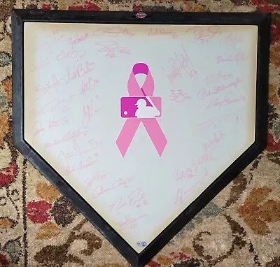 MINNESOTA TWINS HOMEPLATE TEAM Signed W/JOE MAUER Metrodome MLB CERT Game Used!! • $899.99