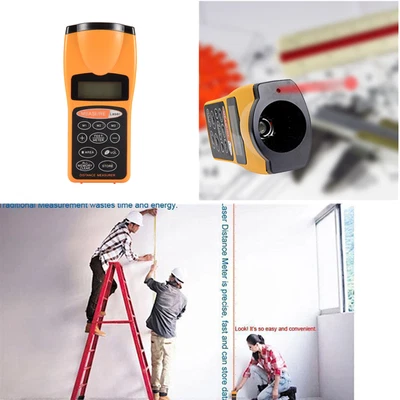 £16.10 • Buy Huepar Digital Laser Distance Meter 60m Rangefinder Handheld LCD Laser Measure