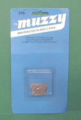 Muzzy Mini Practice Blades For 4 Blade Broadheads - New 5 Pack - #316 • $8.99