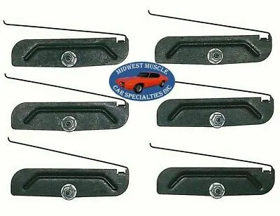 $41.01 • Buy Ford Body Door Side Rocker 2  To 3-3/4  Trim Moulding Molding Clips & Nuts 6pc R