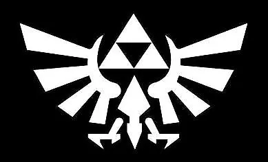 ZELDA TRIFORCE Decal Vinyl Car Window Sticker ANY SIZE • $3