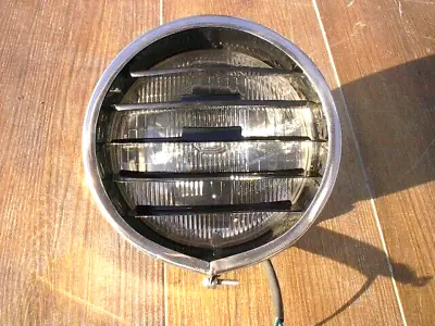 Vintage Motorcycle 6  Headlight  Stainless Steel Harley Chopper Bobber 12v Used • $84.95