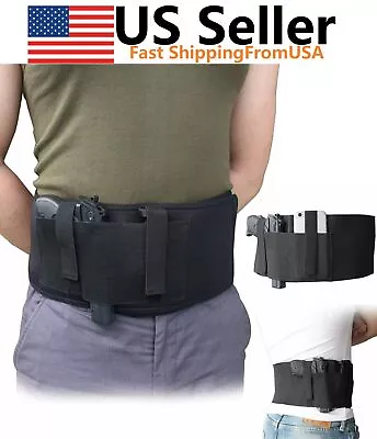 Belly Band Holster Tactical Concealed Hand Gun Carry Pistol Waist Hidden Belt US • $8.51