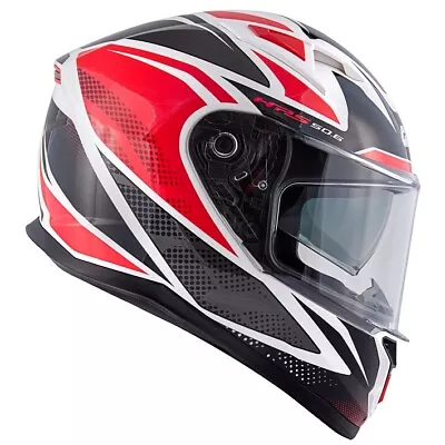 Motorcycle Helmet Integral GIVI H50.6 Stuttgart Follow Black White Red SIZE S • $250.11