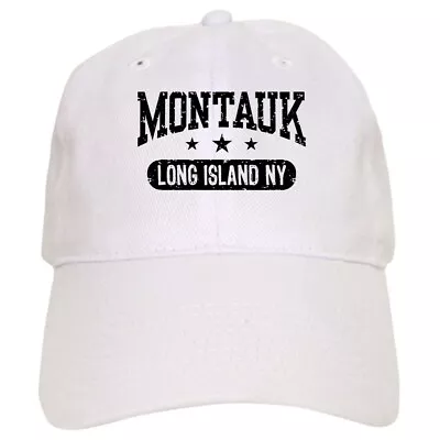 CafePress Montauk Long Island NY Cap 100% Cotton Cap (554923149) • $17.99