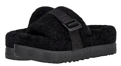 UGG Women's Fluffita Slippers Platform Slides 1113475 • $45