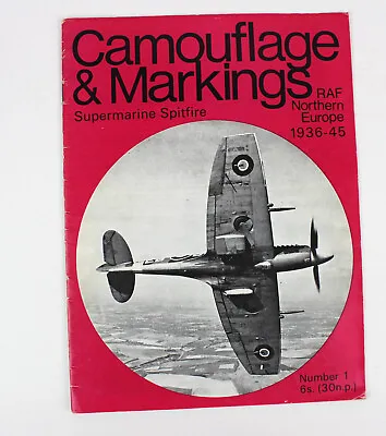 CAMOUFLAGE & MARKINGS Supermarine Spitfire RAF Aeroplanes Identification Planes • £9.99