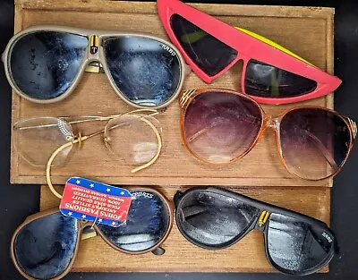 Vintage / Antique Lot Eyeglasses & Sunglasses John's Fashion Sports Turbo • $0.99