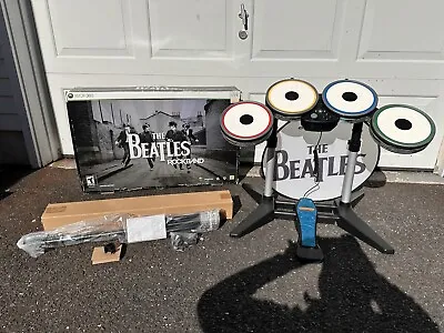 Xbox 360 RockBand The Beatles Special Edition Bundle - Missing Guitar • $187.50