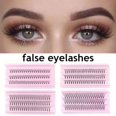 DIY Clusters Lashes Extension 60 Volume Self-Adhesive Eyelashes Natural Eyela ^ • $2.14