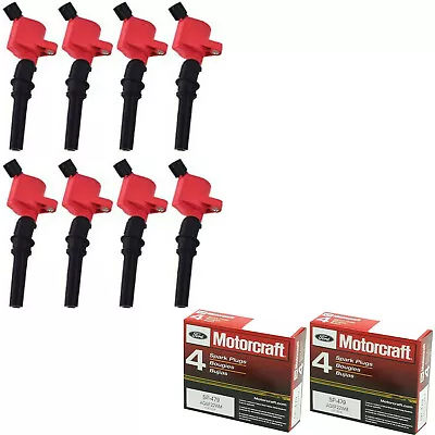 $120.64 • Buy Motorcraft Platinum Engine Spark Plug & High Performance Ignition Coil For Ford