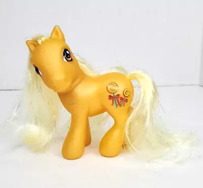 2002 Hasbro My Little Pony G3 BUTTERSCOTCH Tinsel Hair Brushable Toy • $6.99