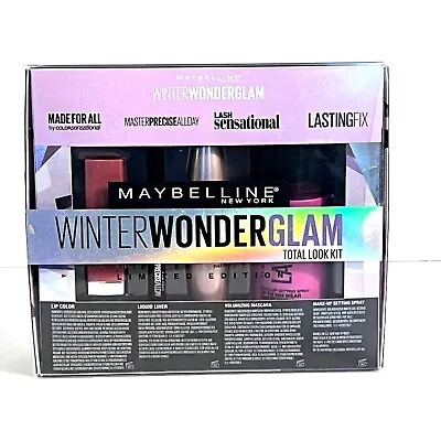 Maybelline Winter WonderGlam Kit Limited Edition Eyes Lip Makeup NEW • $12.59