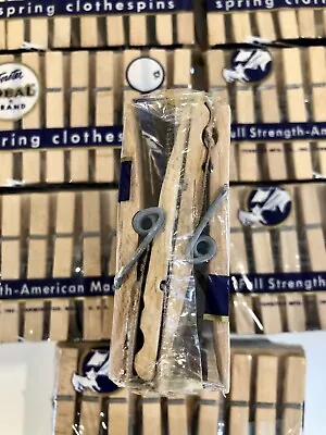 Nip Vintage Forster Wooden Spring Clothespins • $5