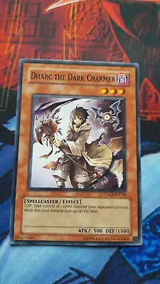 YUGIOH Dharc The Dark Charmer TDGS-EN026 • £2