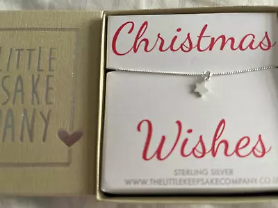 Little Keepsake Company ~ Sterling Silver Bracelet  With Star Charm ~ Bnib • £10