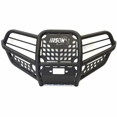 Bison Bumpers Wrinkle Black Front Hunter Bumper - 166-148H • $419.99