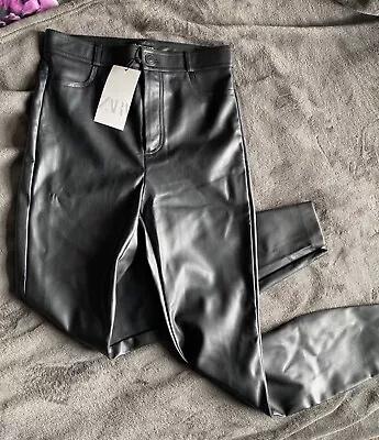 Zara Leather Trousers • £14