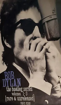 Rare Vintage Bob Dylan The Bootleg Series  Original 23×40 Promotional Poster  • $120