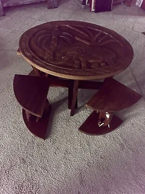 Elephant Table And Four Stools Unique Child’s Table • $850