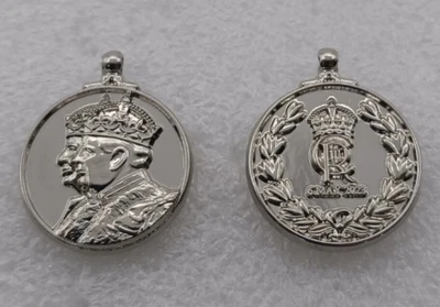 £6 • Buy King Charles III Coronation Miniature Medal 2023 KCM Kings Coronation Medal
